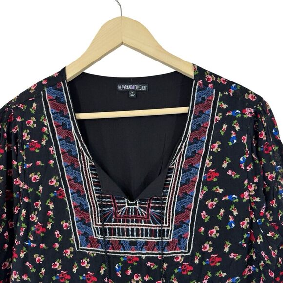 The Pyramid Collection Medium Midi Maxi Dress Prairie Prairiecore Black Womens - Picture 7 of 16